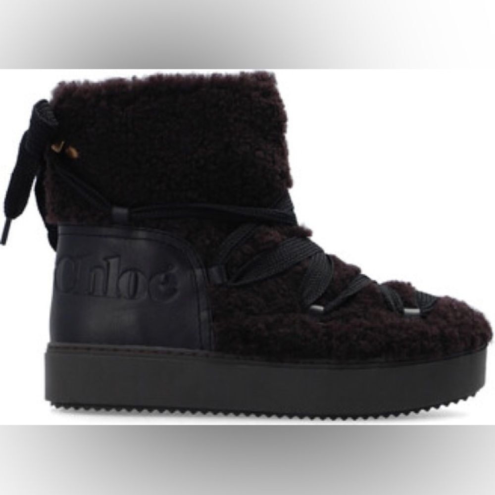 SEE BY CHLOE Brown Charlee Ankle Boots - Picture 3 of 15